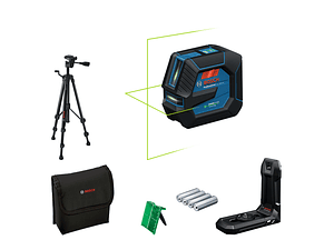Nivel Laser 2 Linhas verdes GLL 2-20 G + Tripé BT 150 BOSCH
