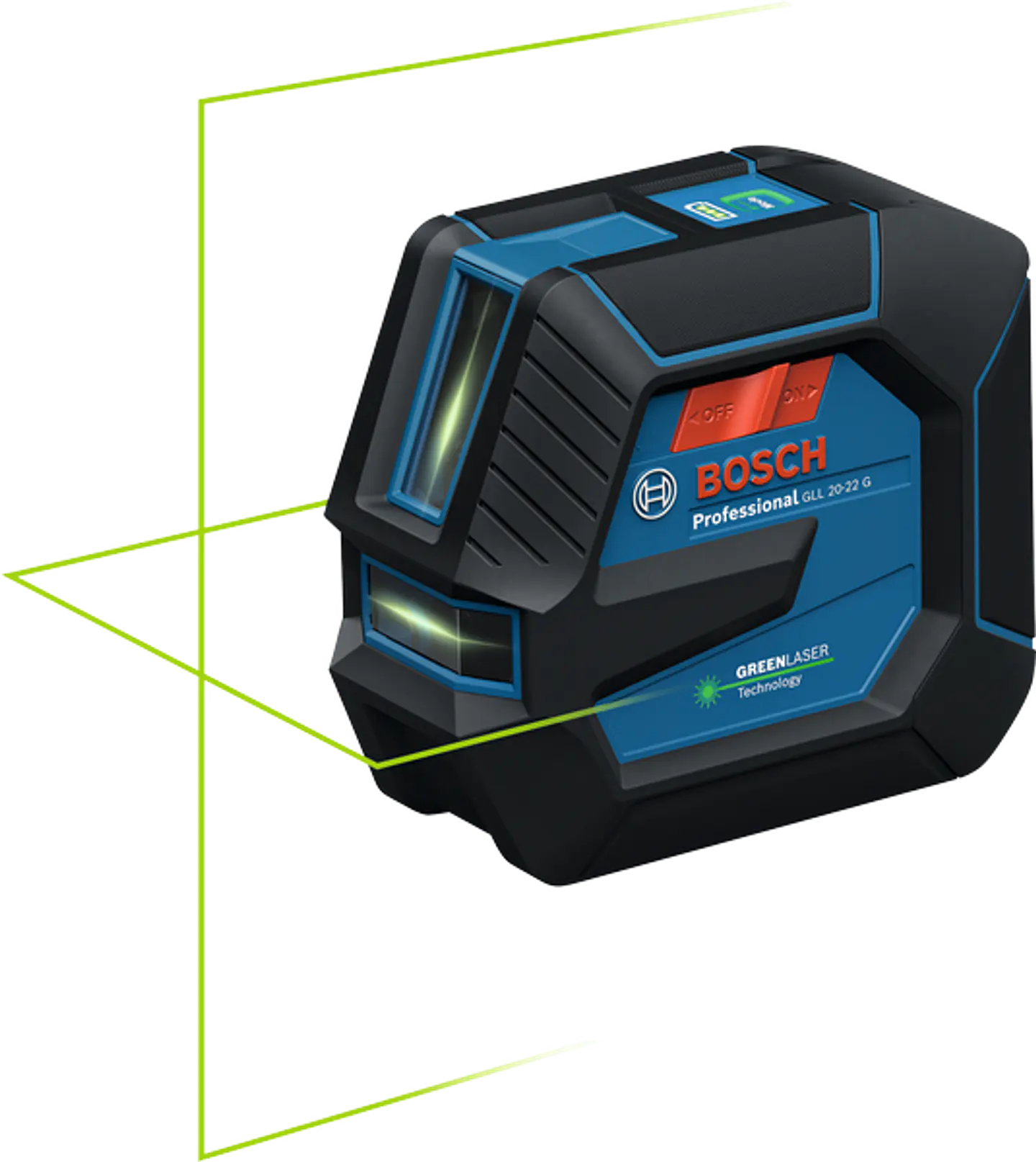 Nivel Laser 2 Linhas verdes GLL 2-20 G + Tripé BT 150 BOSCH 2