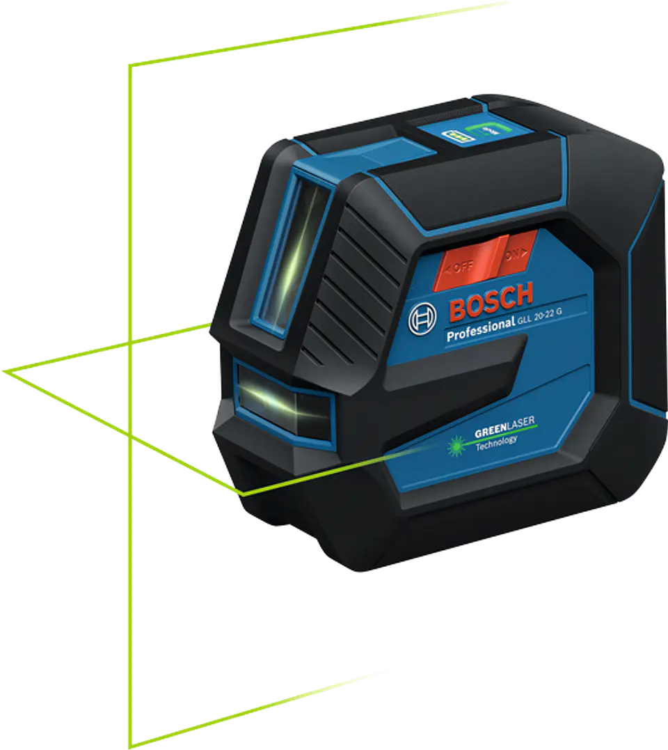 Nivel Laser 2 Linhas verdes GLL 2-20 G + Tripé BT 150 BOSCH 2