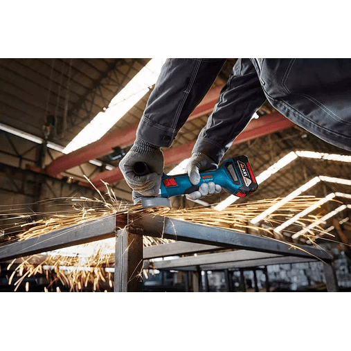 Rebarbadora sem fio GWS 18V-8 (125) + 2x baterias 18V 5.0Ah BOSCH 5