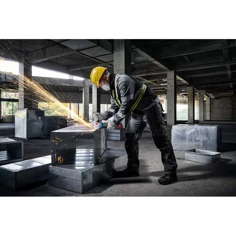 Rebarbadora sem fio GWS 18V-8 (125) + 2x baterias 18V 4.0Ah BOSCH 4