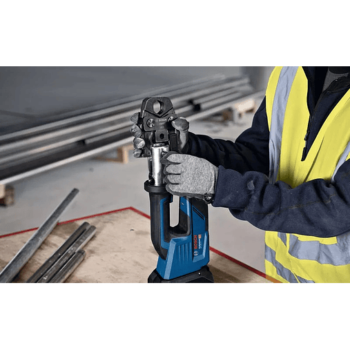 Ferramenta de prensagem sem fio GPT 18V-19 + SET 4 Mordentes U 16 / 20 / 25 / 32 BOSCH 5