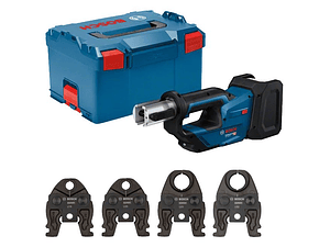 Ferramenta de prensagem sem fio GPT 18V-19 + SET 4 Mordentes U 16 / 20 / 25 / 32 BOSCH