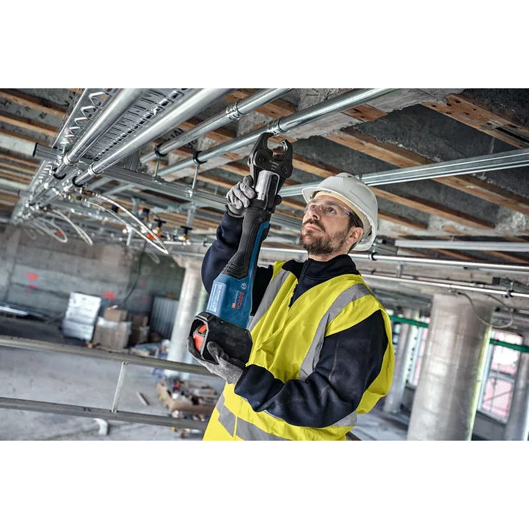 Ferramenta de prensagem sem fio GPT 18V-32 + SET 4 Mordentes U 16 / 20 / 25 / 32 BOSCH 7