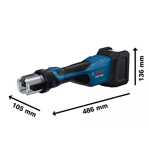 Ferramenta de prensagem sem fio GPT 18V-32 + SET 3 Mordentes M 15 / 22 / 28 BOSCH 3