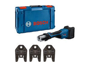 Ferramenta de prensagem sem fio GPT 18V-32 + SET 3 Mordentes TH 16 / 20 / 26 BOSCH