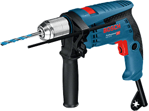 Berbequim com percussão GSB 13 RE + Set 3 brocas (5/6/8mm) BOSCH