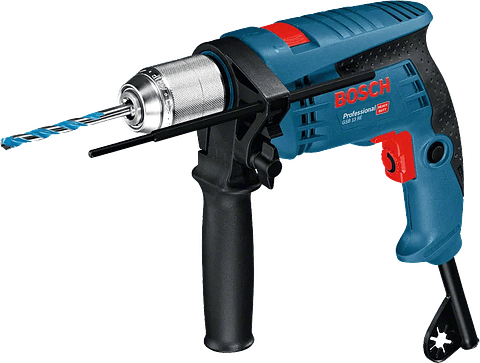 Berbequim com percussão GSB 13 RE + Set 3 brocas (5/6/8mm) BOSCH