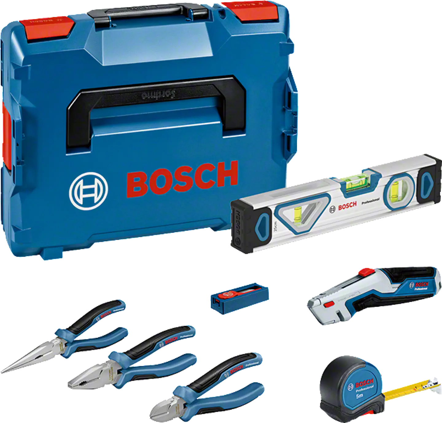 Conjunto 3 alicates e outras ferramentas manuais BOSCH 1