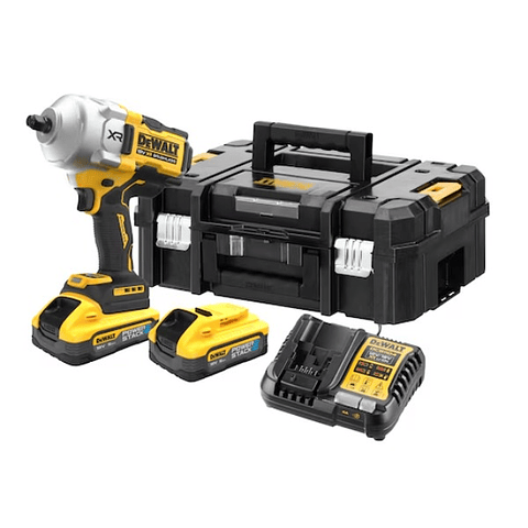 Aparafusadora Impacto Alto Torque 1/2" 1632 Nm XR18V + 2 Bat. PowerStack 5,0Ah DCF961H2T DEWALT