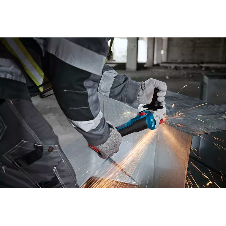 Rebarbadora sem fio GWS 18V-8  (125) + mala L-BOXX BOSCH  4