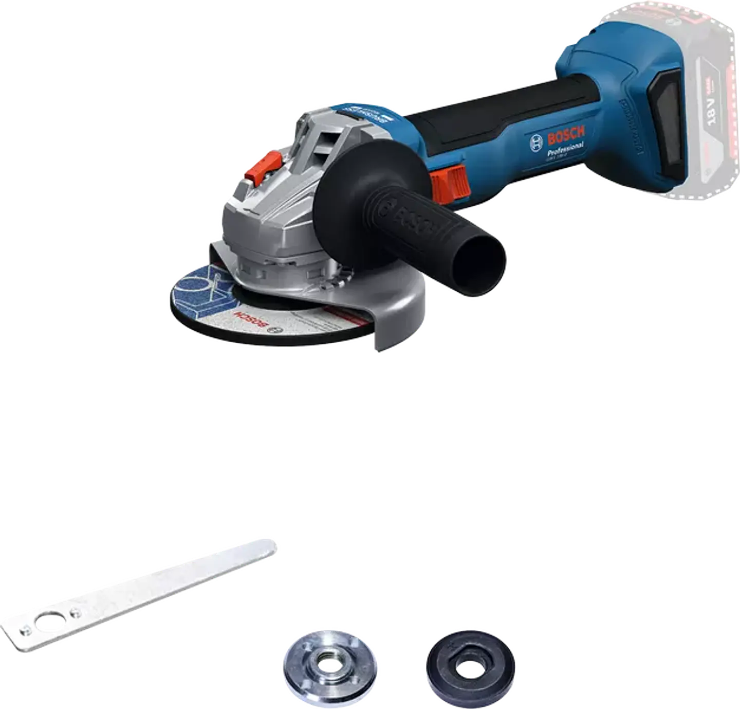 Rebarbadora sem fio GWS 18V-8 (115) BOSCH 8