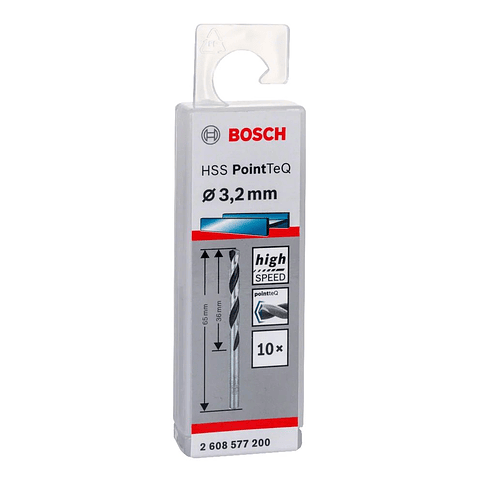 Brocas para metal HSS-R PointTeQ BOSCH