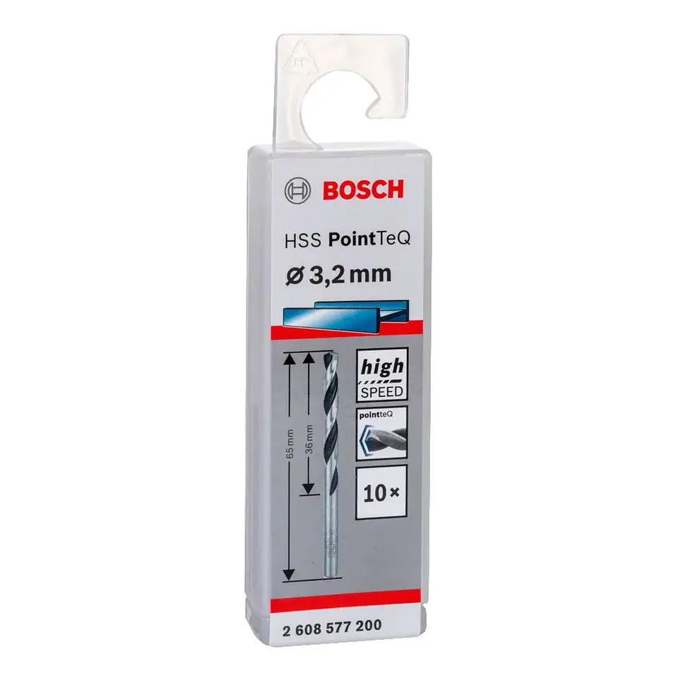 Brocas para metal HSS-R PointTeQ BOSCH 1