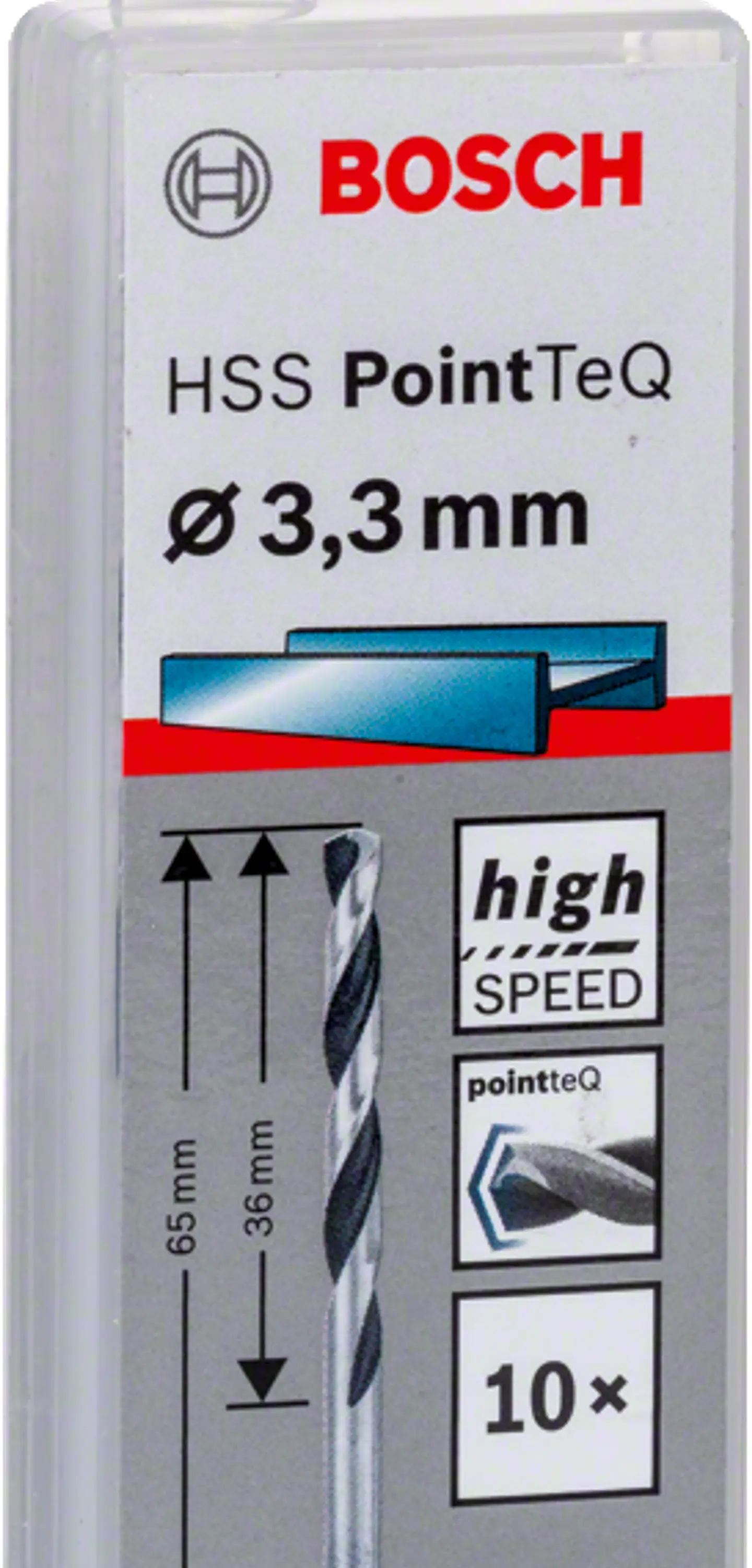 Brocas para metal HSS-R PointTeQ BOSCH 7