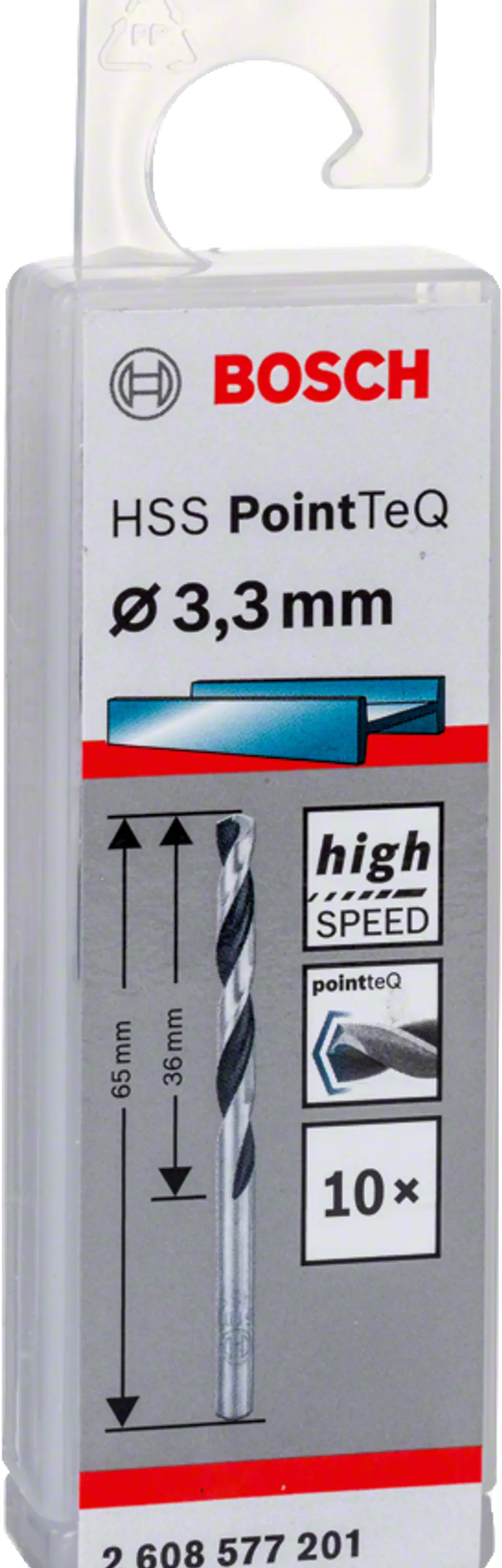 Brocas para metal HSS-R PointTeQ BOSCH 7