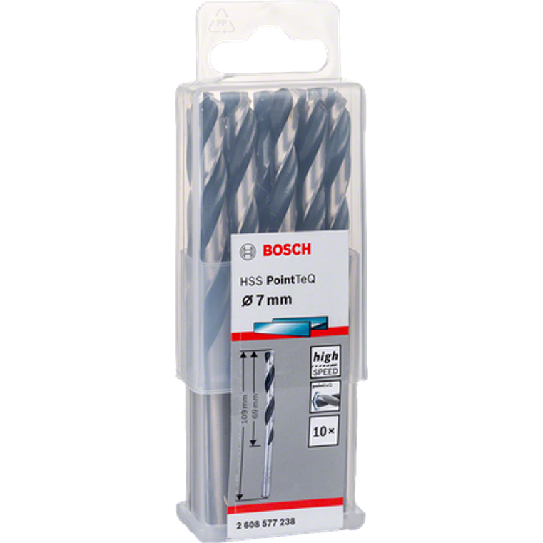 Brocas para metal HSS-R PointTeQ BOSCH 8