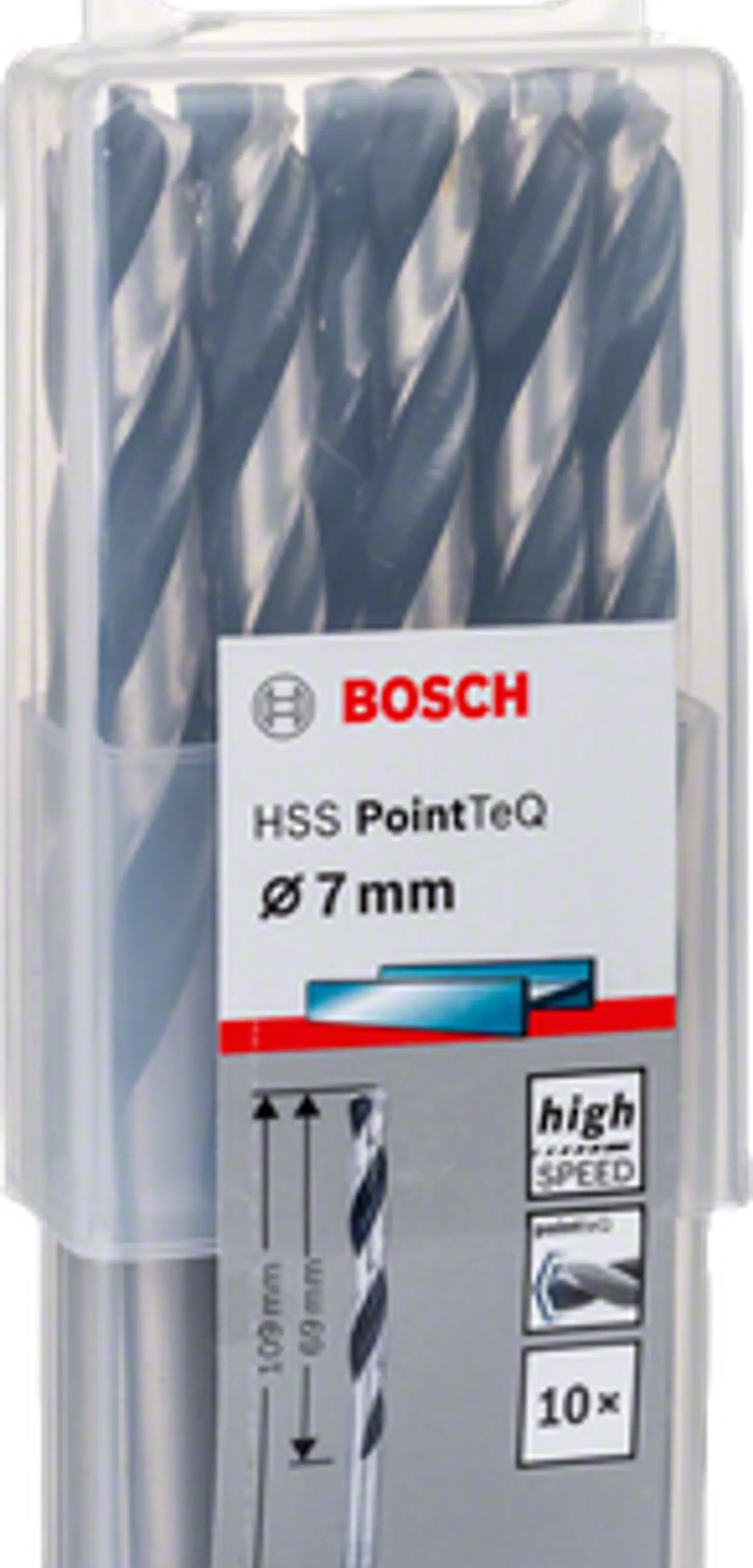 Brocas para metal HSS-R PointTeQ BOSCH 8