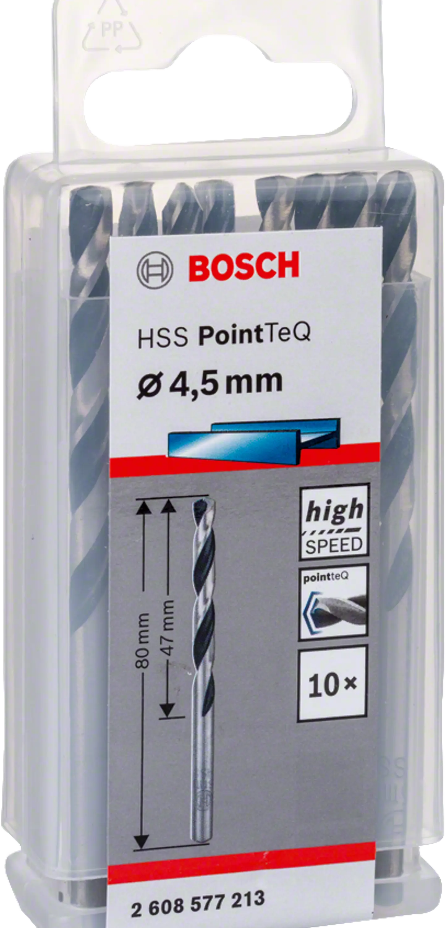 Brocas para metal HSS-R PointTeQ BOSCH 9