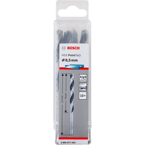 Brocas para metal HSS-R PointTeQ BOSCH 12