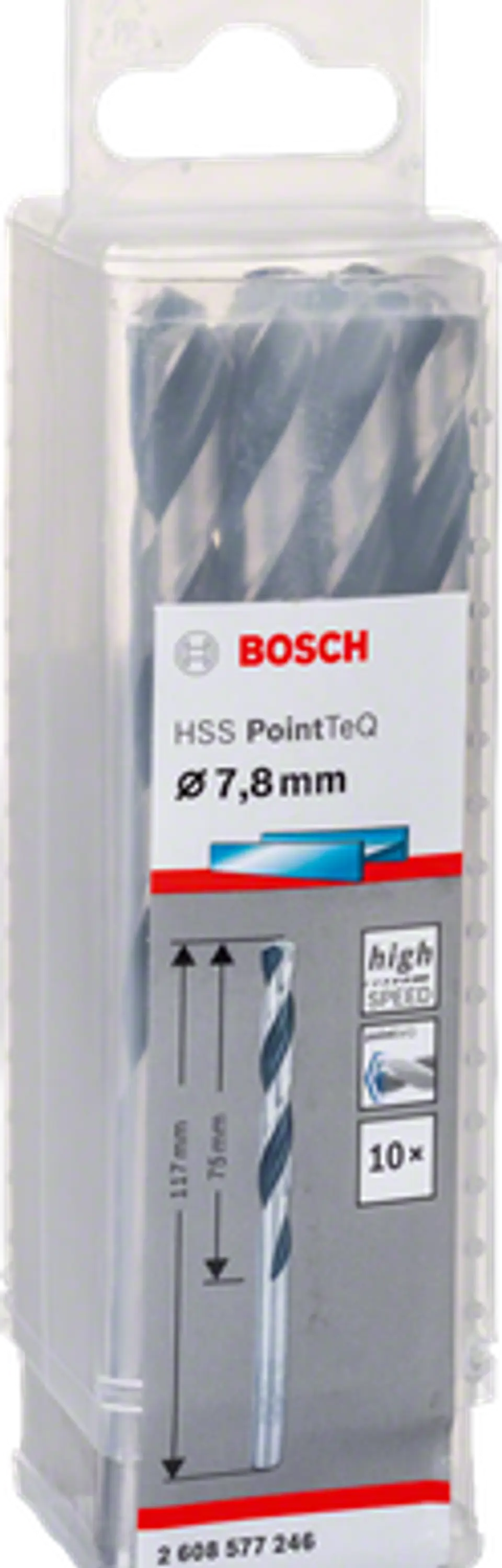 Brocas para metal HSS-R PointTeQ BOSCH 13