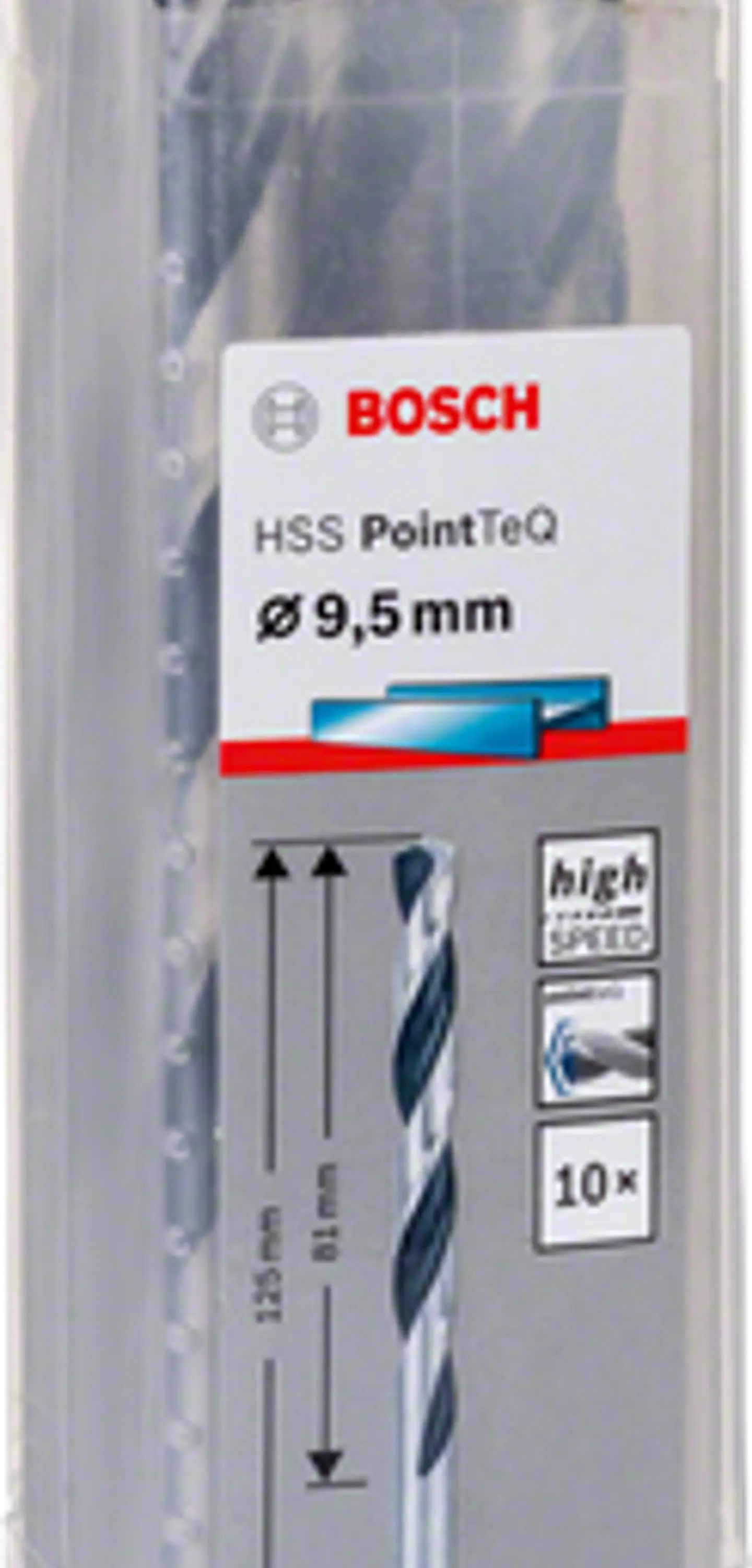 Brocas para metal HSS-R PointTeQ BOSCH 15