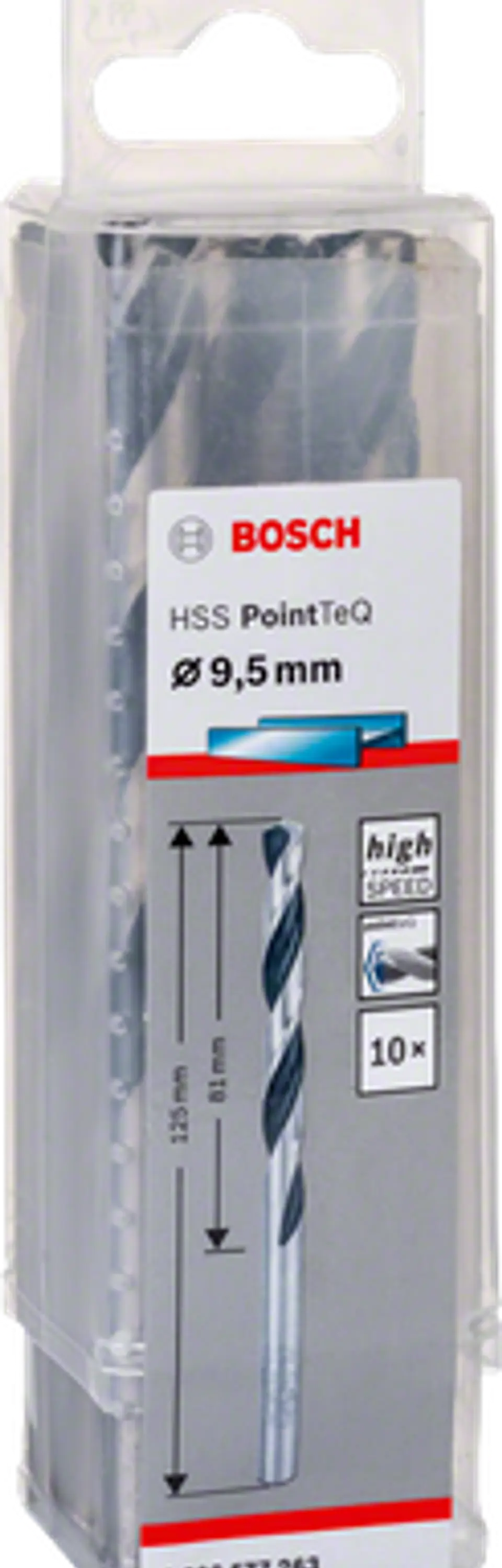 Brocas para metal HSS-R PointTeQ BOSCH 15