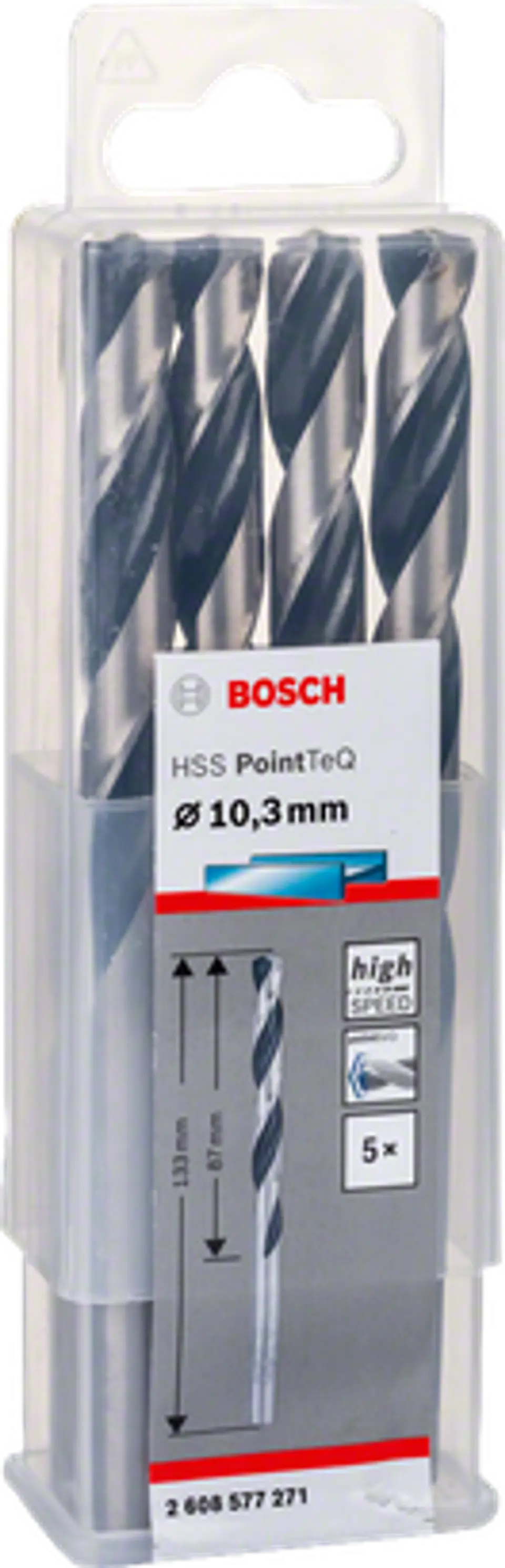 Brocas para metal HSS-R PointTeQ BOSCH 16