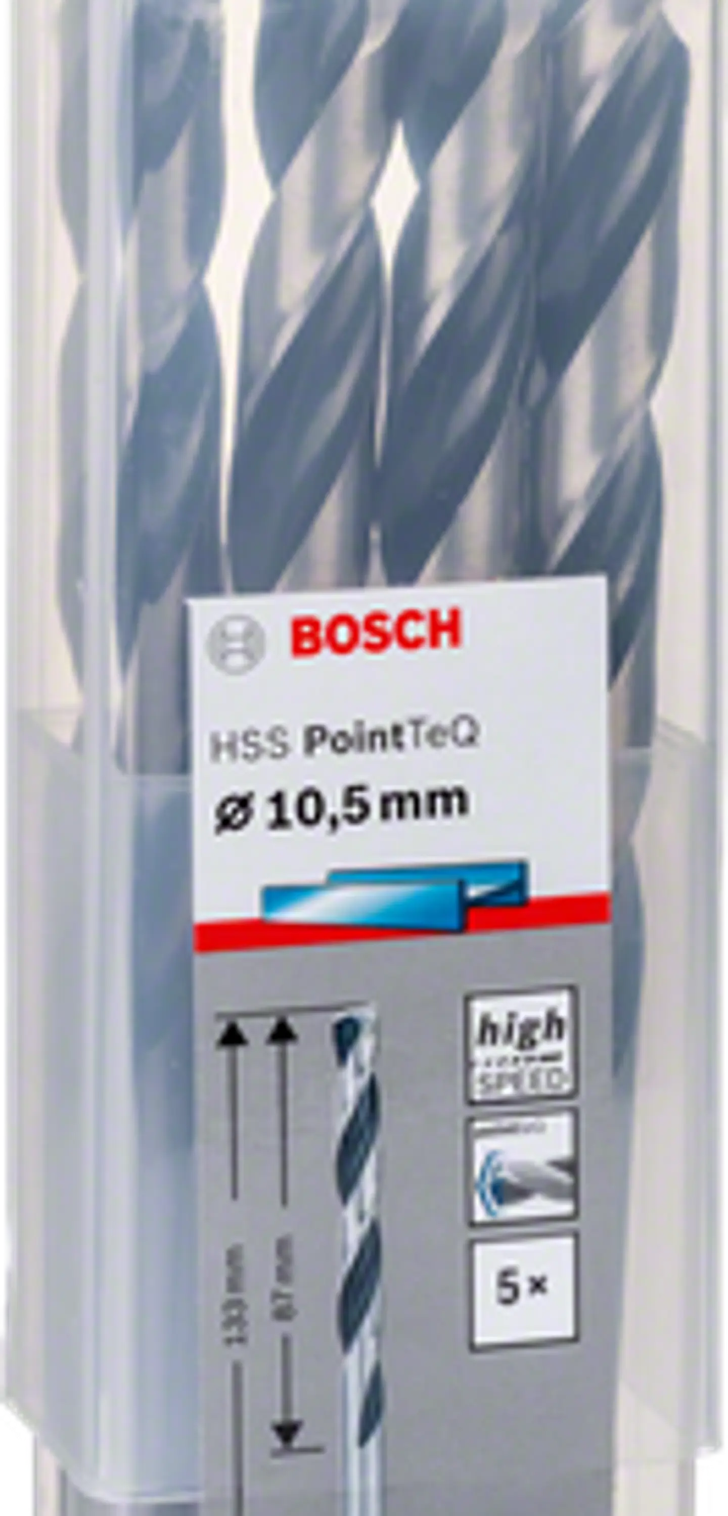 Brocas para metal HSS-R PointTeQ BOSCH 17