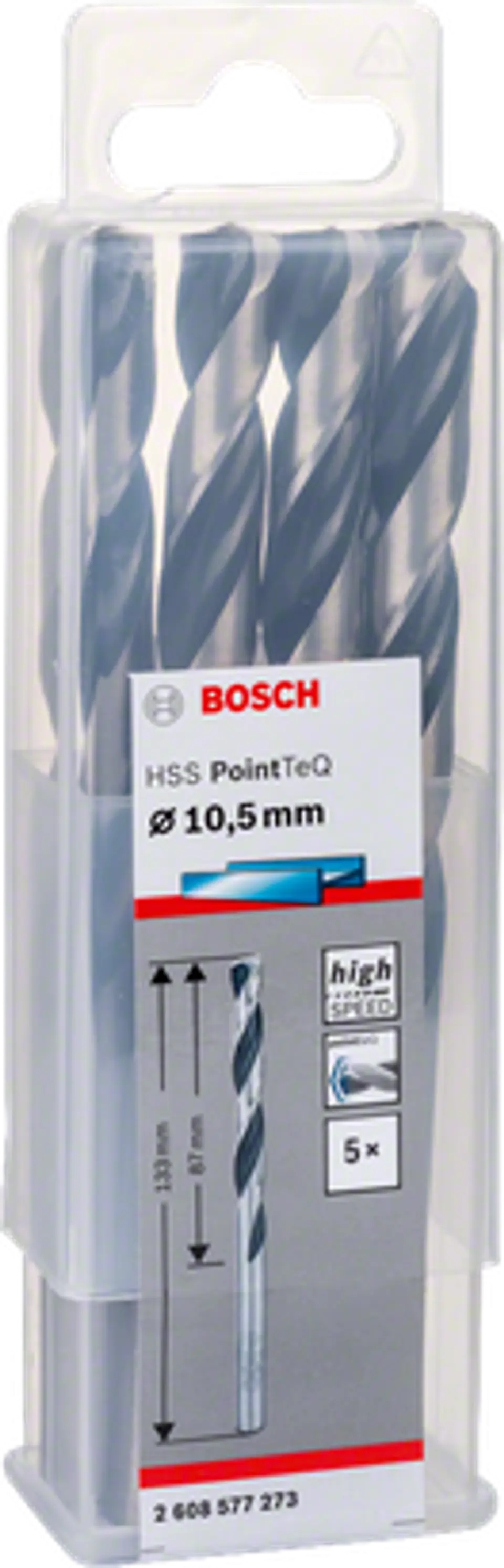 Brocas para metal HSS-R PointTeQ BOSCH 17