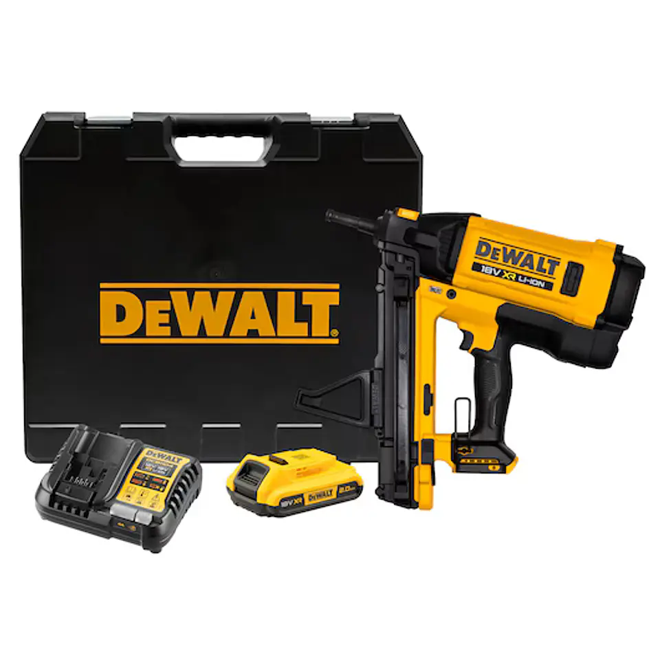 Maquina de pregar / Pregadora de Betão a Gás C6 XR18V + 1 Bateria 2.0 Ah DGN845D1 DEWALT 1