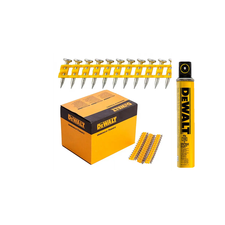 Prego Standard 2,6x20mm + Carga de Gás C6 DCN8901020/DDF8450000 DEWALT 1