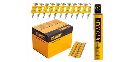 Prego Standard 2,6x25mm + Carga de Gás C6 DCN8901025/DDF8450000 DEWALT