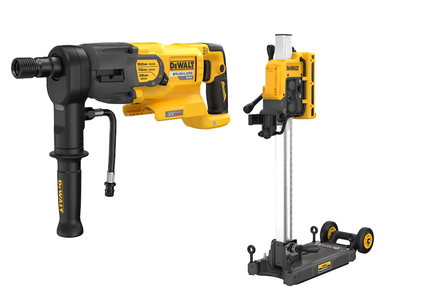 Kit Caroteadora FlexVolt XR54V DCD150NK + Coluna POWERSHIFT DCPS151 DEWALT 2