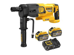 Caroteadora | Berbquim de Perfuração a Seco e Humido FlexVolt XR54V DCD150NK + 2 Baterias 9.0 Ah DEWALT
