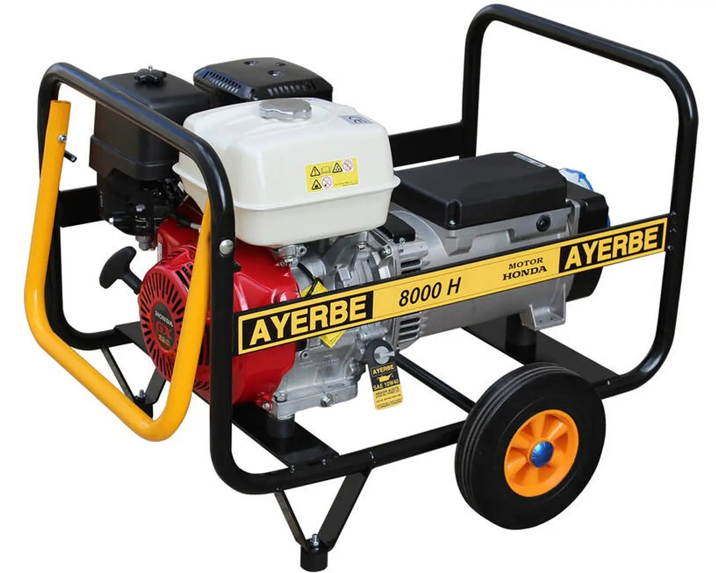Gerador a Gasolina 230V AY 8000 H MN HONDA Arranque Manual AYERBE  1