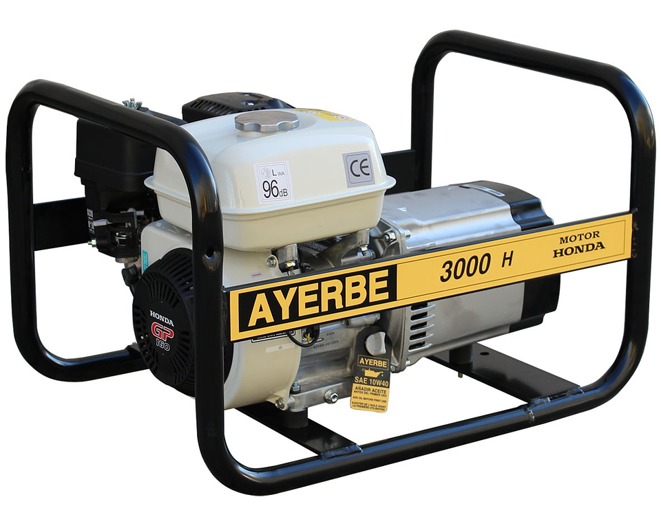 Gerador a Gasolina 230V AY –3000 H MN HONDA Arranque Manual AYERBE (EXCLUSIVO ONLINE) 2