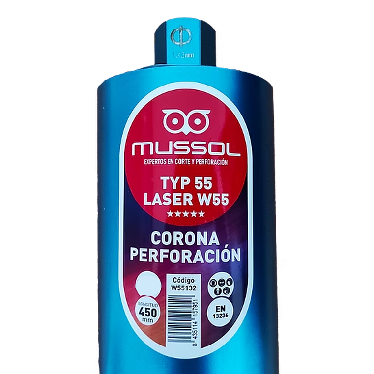 Broca de coroa de Diamante W55 para Caroteadoras  1 1/4'' MUSSOL 2