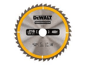 Disco de Serra para Madeira ATB Ø 216X30 40D DT1953 DEWALT