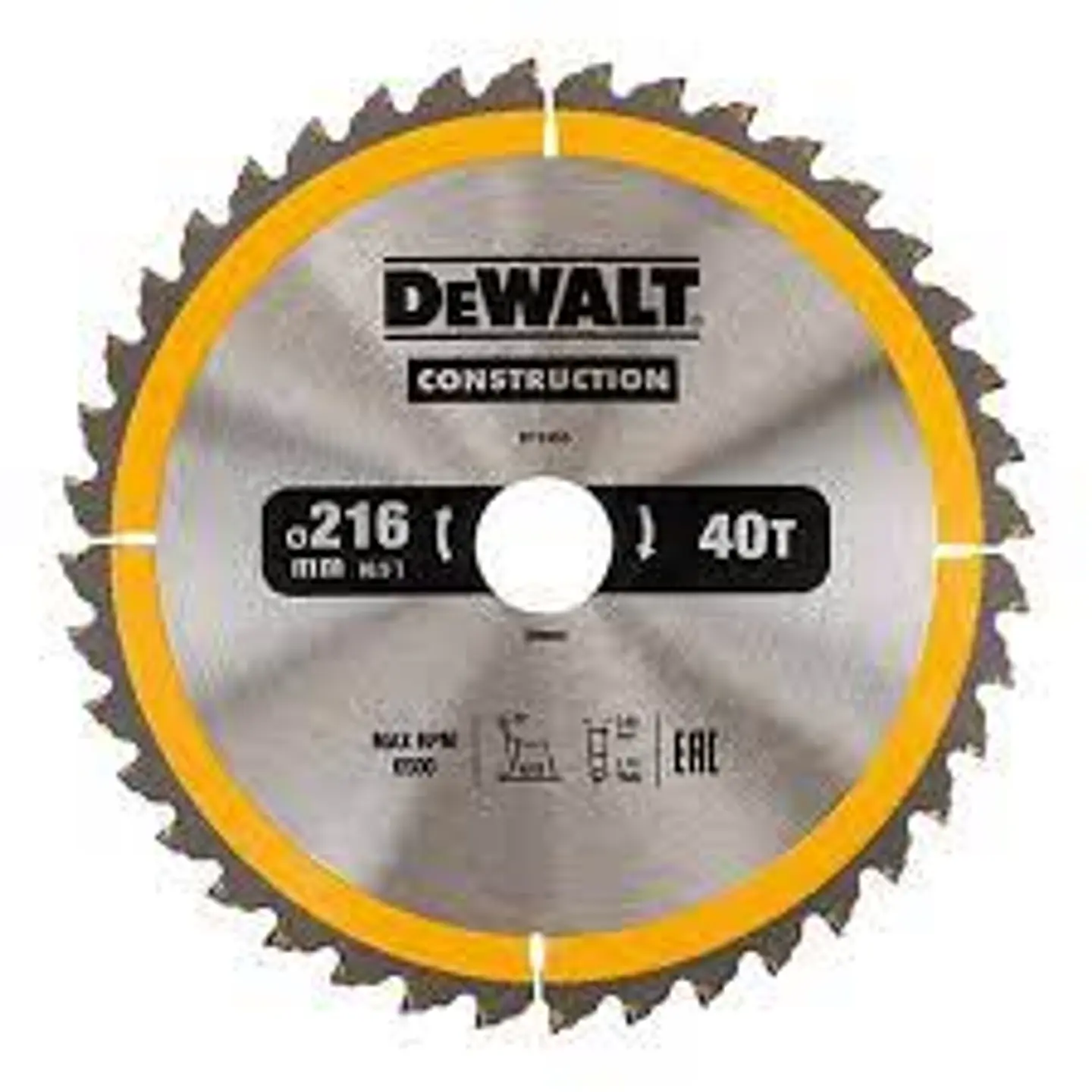 Disco de Serra para Madeira ATB Ø 216X30 40D DT1953 DEWALT 1