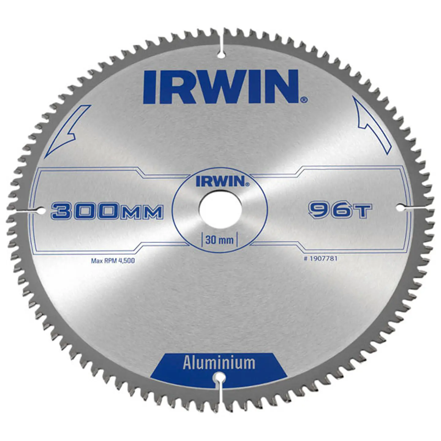 Disco de Serra Corte Alumínio TCG Ø 300X30 96D 1907781 IRWIN  1