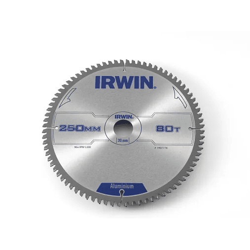 Disco de Serra Corte Alumínio TCG Ø 250X30 80D 1907778 IRWIN 1