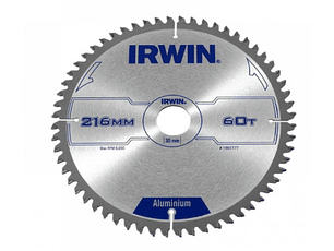Disco de Serra Corte Alumínio TCG Ø 216X30 60D 1907777 IRWIN 