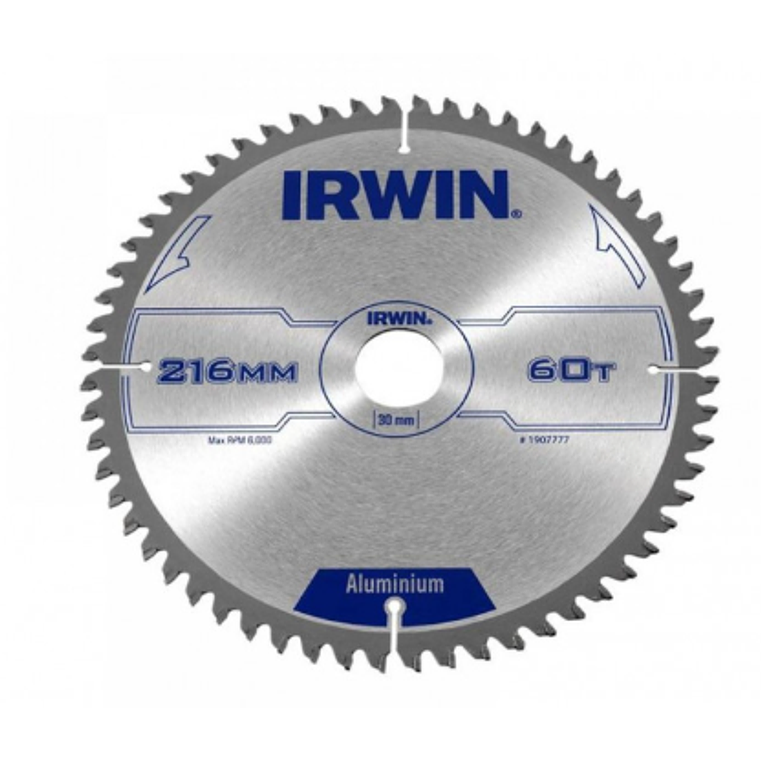 Disco de Serra Corte Alumínio TCG Ø 216X30 60D 1907777 IRWIN  1