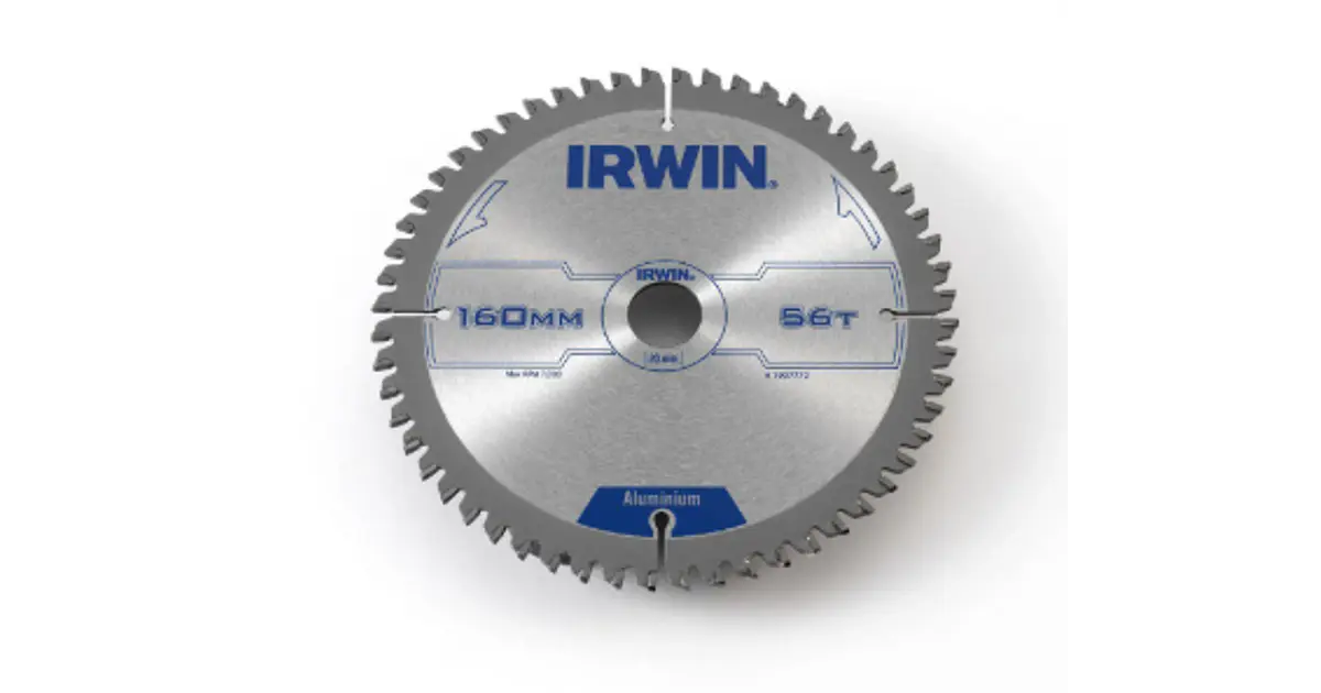 Disco de Serra Corte Alumínio TCG Ø 160X30 56D 1907772 IRWIN