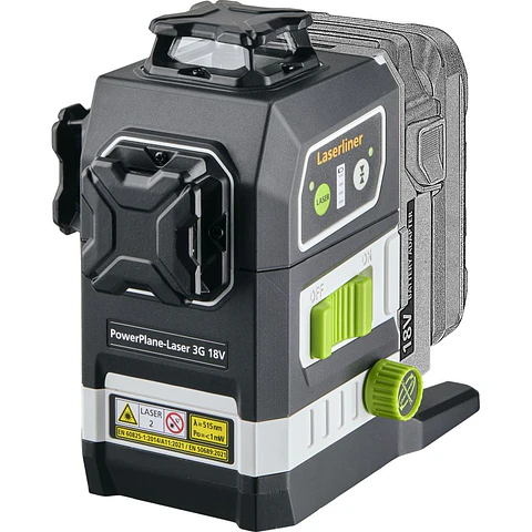 Nível laser 3 Linhas Verdes PowerPlane-Laser 3G Multi-18V LASERLINER
