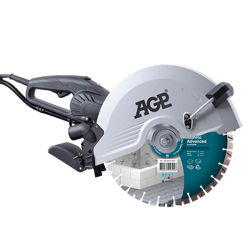 Cortadora de Betão a Húmido ou Seco Ø355 mm C14 AGP (EXCLUSIVO ONLINE) 1