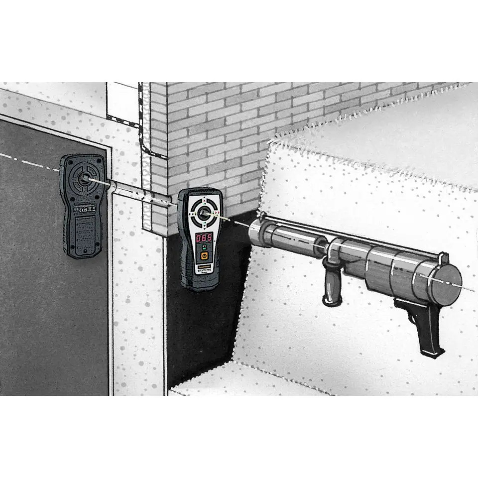 Aparelho de Controlo de Perfuração até 1.5 Metros CenterScanner Compact LASERLINER 5