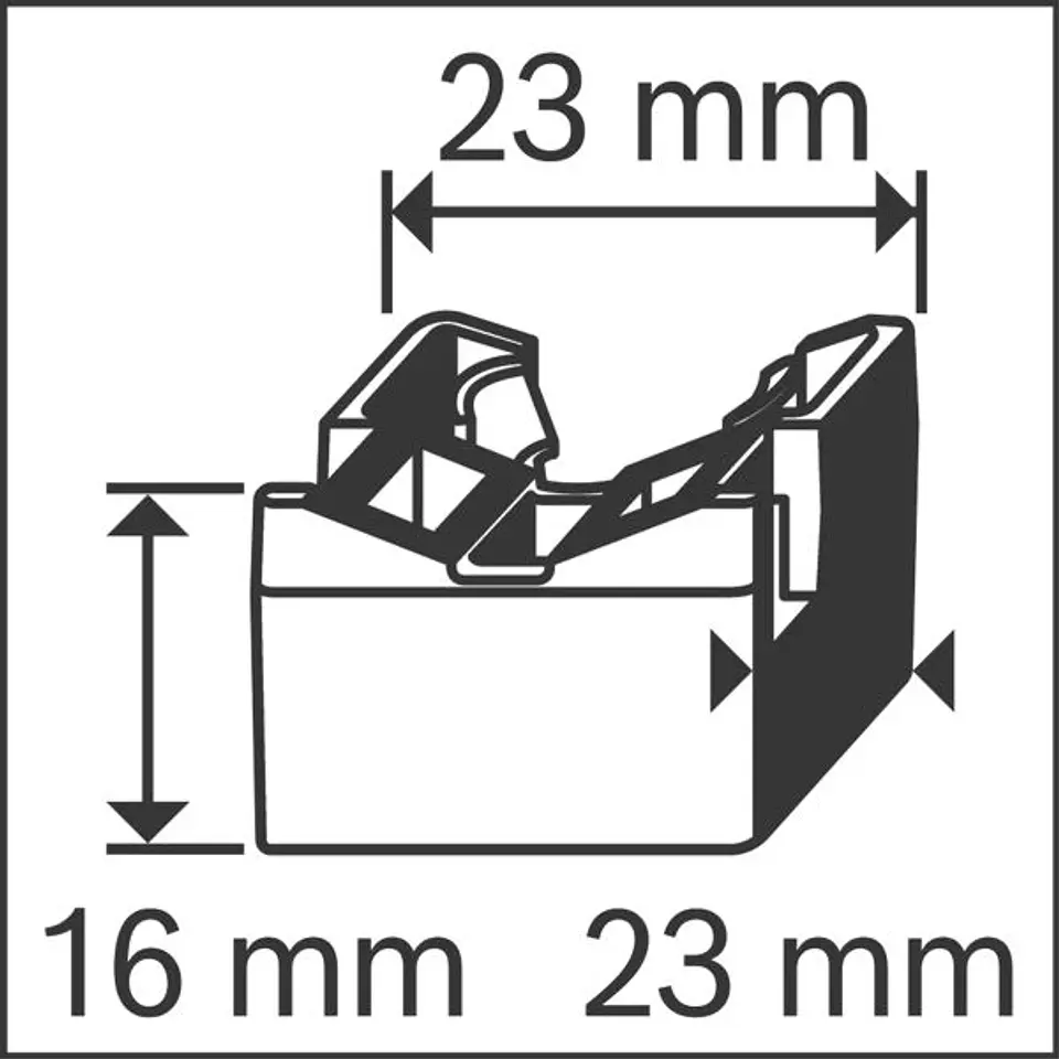 Elemento para abraçadeiras plasticas de fixação rapida de cabos PRO EPC Cable Tie (100 un.) BOSCH 4