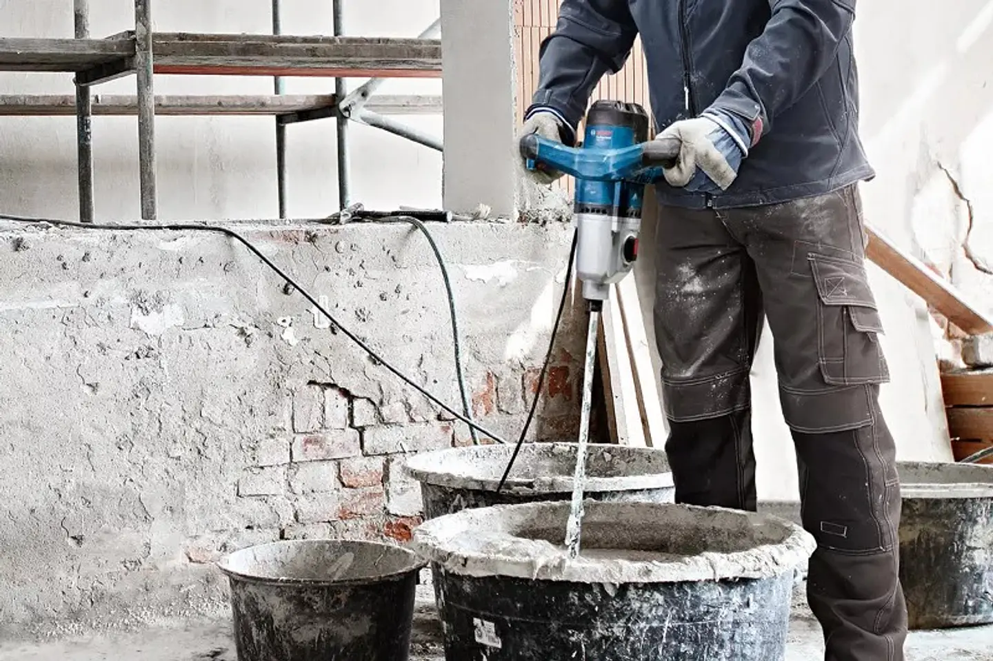 Misturador / Mexedor 1400W GRW 140 + Barra Misturadora BOSCH 6